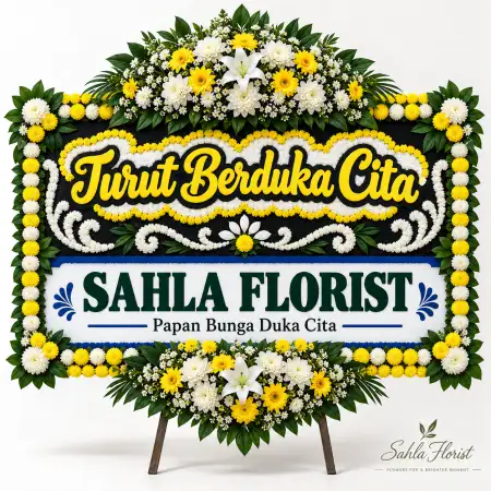 Papan Bunga Duka Grobogan