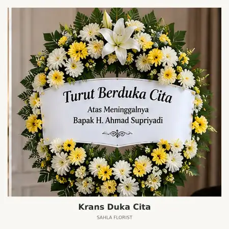 Krans Bunga Duka Grobogan